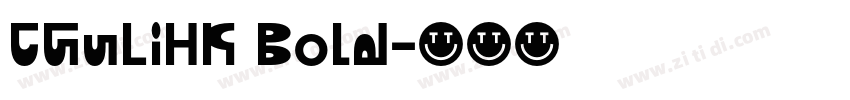 CGuLiHK Bold字体转换